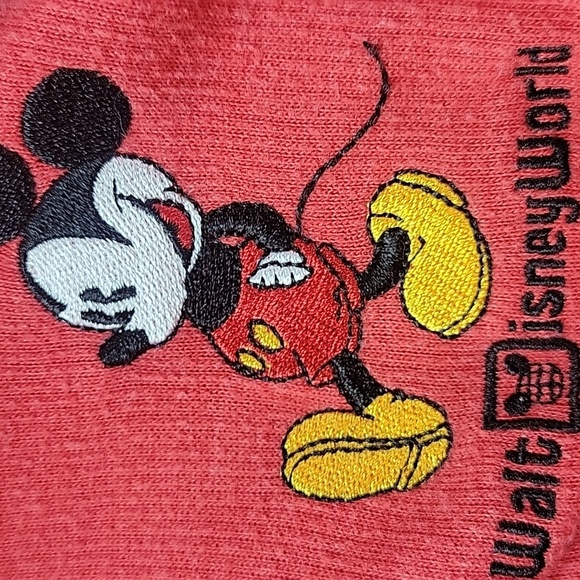 Disney Parks Mickey Mouse Embroidered red hoodie jacket womens size 3X - Picture 7 of 7